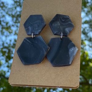 Polymer clay earrings.